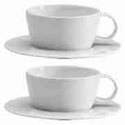 Denby James Martin Tea Cup and Saucers 2pack