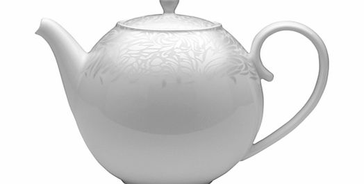 Denby Monsoon Lucille Teapot, 1.25L, Silver