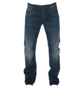 Denham Cutter ORR Mid Denim Button Fly Jeans