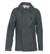 Denham Longshore Denim Double Breasted Jacket