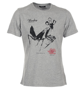 Denham Mantis W135 Grey Marl T-Shirt