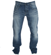 Skin IVS Blue Slim Fit Jeans - 32` Leg