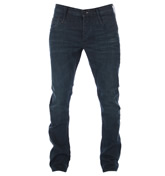 Denham Skin WDC Dark Denim Button Fly Jeans
