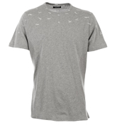 Denham Swarm Grey T-Shirt with Logo