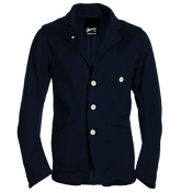 Denham Tailor Medieval Blue Buttoned Fastening