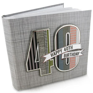 Denim Happy 40th Birthday Photo Album