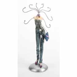 Denim Look Jewellery Mannequin