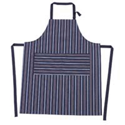 denim Multi-Stripe apron  adults