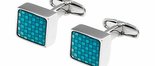 Denison Boston Mindy Check Cufflinks