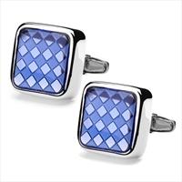 denisonboston Blue Dandy Diamond Cufflinks by