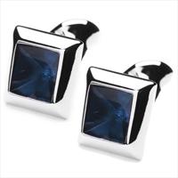 denisonboston Blue Diamond Jewell Cufflinks by