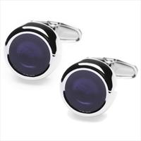 denisonboston Graphite Polo Jewell Cufflinks by