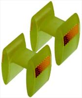 Green r2r Polycarbonate/24ct Gold Cufflinks