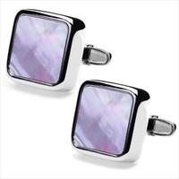 denisonboston Mother of Pearl Dandy Cufflinks by
