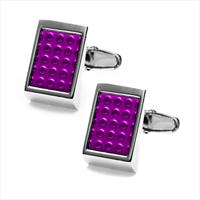 denisonboston Purple Targa Spot Cufflinks by