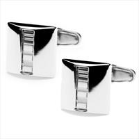 denisonboston Steel Squ Fivebar Cufflinks by