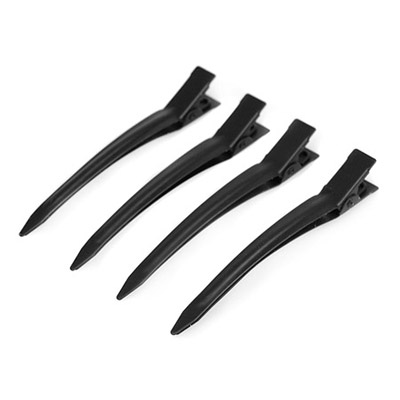 Denman Black Hair Sectioning Clips - 4 Pack -
