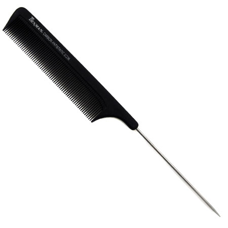 Denman DC06 Anti-Static Carbon Pin-Tail Hair Comb