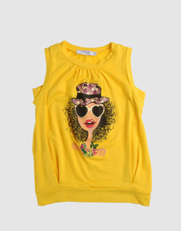 DENNY ROSE TOPWEAR Sleeveless t-shirts GIRLS on YOOX.COM