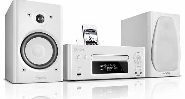 Denon Ceol DAB/FM CD Wireless Micro System - White