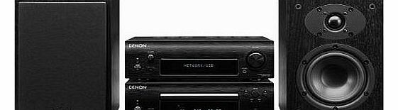 D-F109DABCBKBKEK CD System with DAB Receiver, CD Player and Speakers - Black
