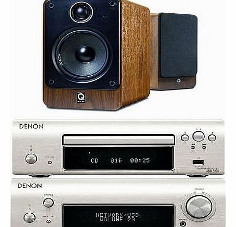 Denon DF109DAB System Silver   2020i Walnut (R)