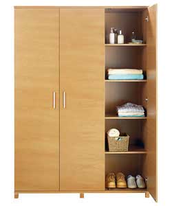 Denver 3-Door Robe - Beech