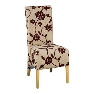 Fabric Dining Chairs - Pair