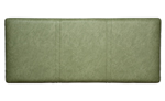 Faux Leather 2and#39;6 Headboard - Light Green