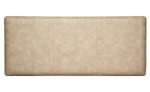 denver Faux Leather 4and#39;0 Headboard - Oatmeal
