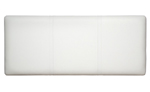 Faux Leather 5and#39;0 Headboard - White