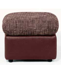denver Footstool - Chocolate