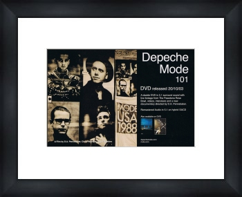 DEPECHE MODE 101 - Custom Framed Original Ad