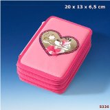 Depesche Diddlina Ballerina Range Triple-Layer Filled Pencil Case