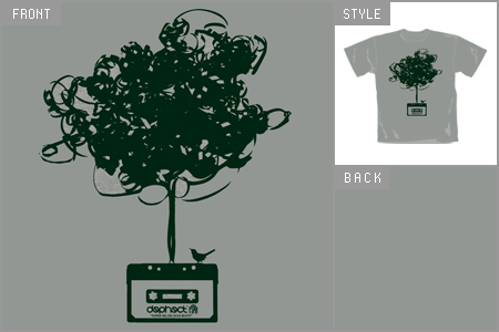 Dephect (Cassette Tree) Heather T-Shirt