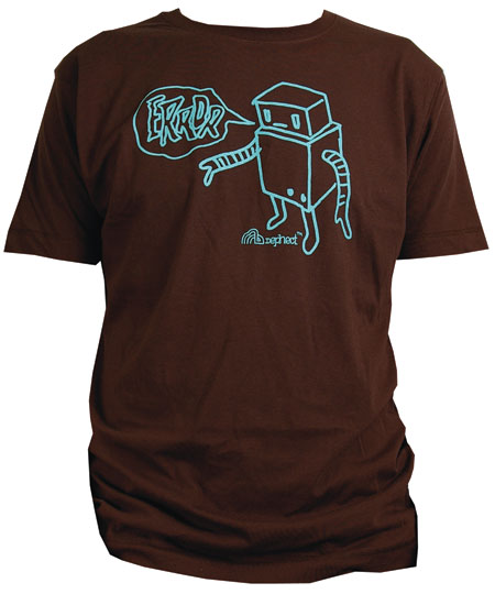 Dephect Error Brown T-Shirt