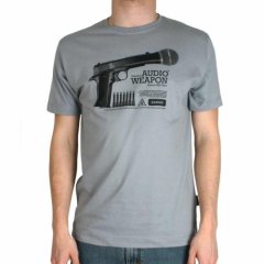 Dephect Mens Dephect Audio Weapon Tee Sport Grey