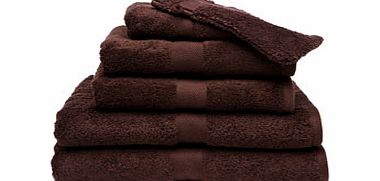 Descamps Luxury Egyptian Cotton Towels Cacao Guest
