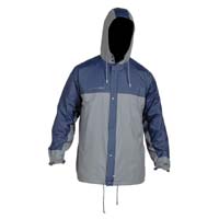 Design Go Storm Coat - Large Grey / Blue