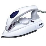 Design Go Travel Steam Iron with Fold Flat Handle Dual Voltage