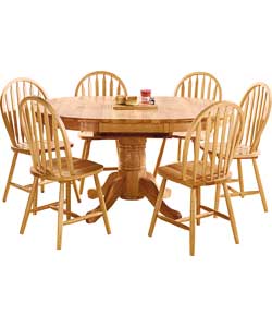 Design Objectives Kentucky Antique Pine Extendable Dining Table