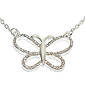 Victoria Beckham style Butterfly Necklace