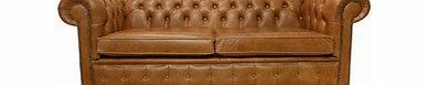 Designer Sofas4u Chesterfield 3 Seater Settee Old English Tan Leather Sofa