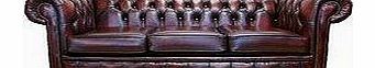 Designer Sofas4u Chesterfield 3 Seater Sofa Bed Antique Oxblood
