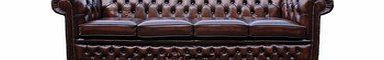 Designer Sofas4u Chesterfield 4 Seater Settee Leather Sofa Offer