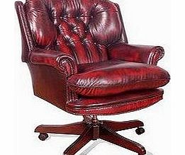 Chesterfield Presidents Leather Office Chair