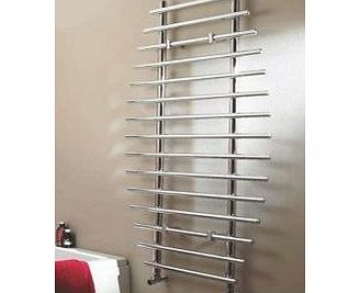 Designer Towel Rails (Chrome) 700mm(w) x 1200mm(h) Chrome ``Barmouth`` Designer Central Heating, Heated Towel Rail, Radiator, Warmer - 1997 BTUs