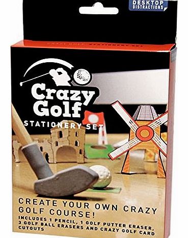 Crazy Golf Stationery Set