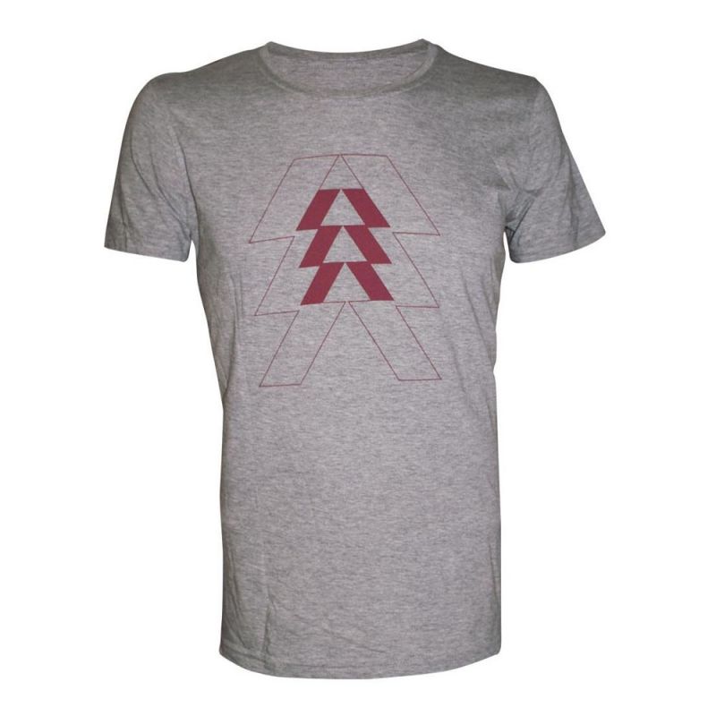 Destiny Red Hunter Logo Small T-shirt Silver