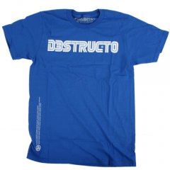 Destructo Mens Destructo Arcadian Tee Royal Blue